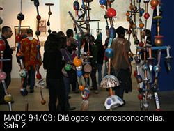 Sala 2, exposición: MADC 94/09: Diálogos y correspondencias