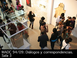 Sala 3, exposición: MADC 94/09: Diálogos y correspondencias