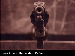 Detalle de la obra "Cañón" del artista José Alberto Hérnandez Campos